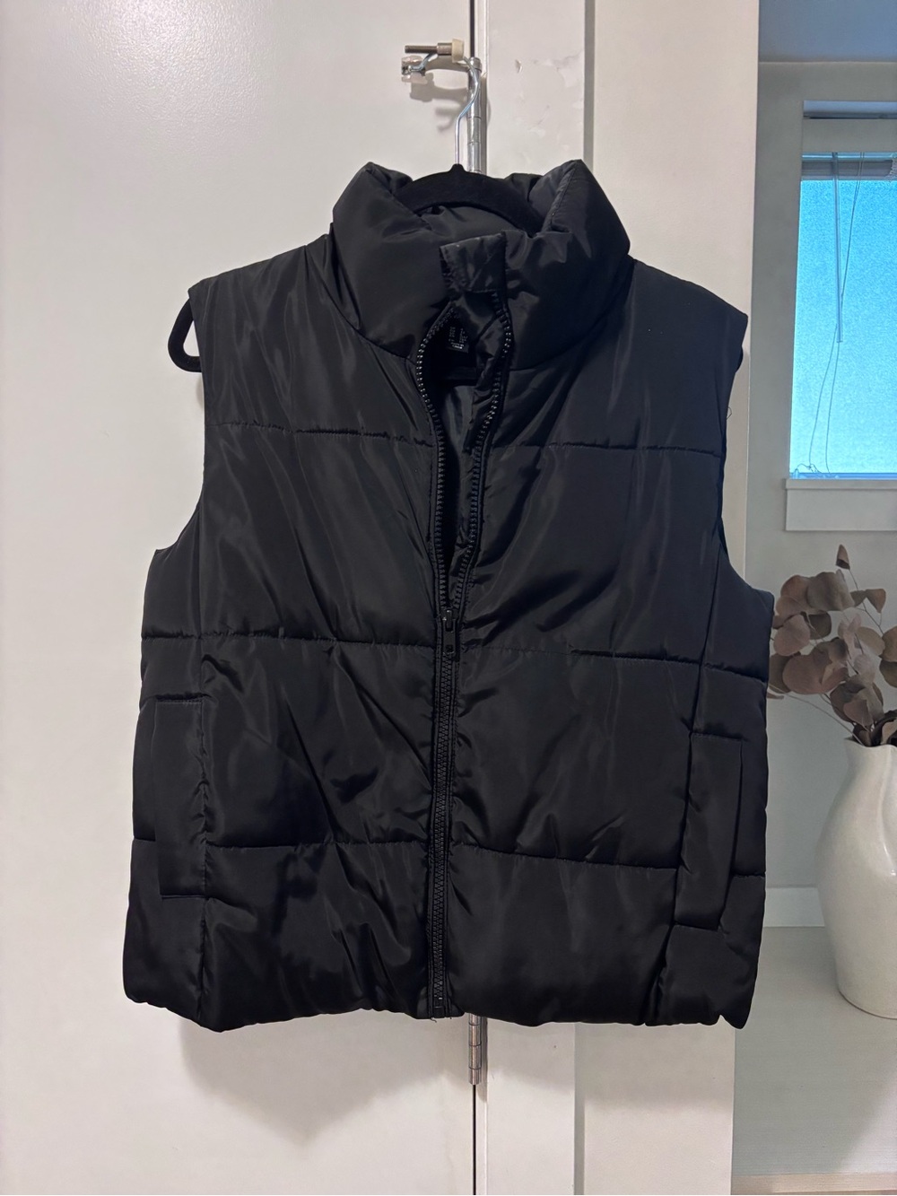 New Look Black Quilted Puffer Vest
